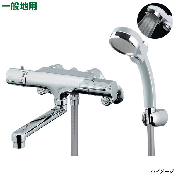 即日出荷 カクダイ サーモスタットシャワー混合栓 173-115の通販は 20,705円