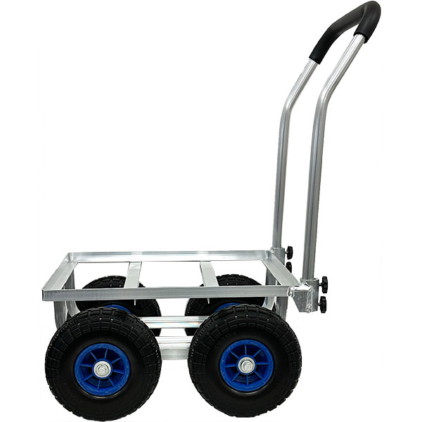 即日出荷 シンセイ アルミハウスカー 10インチ ノーパンクタイヤ TC4525AL-PU_1