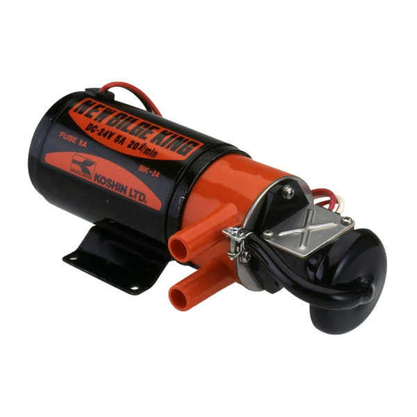 即日出荷 工進 ニュービルジキング DC-24V 単体 BK-24S 船舶用品/排水/汲み出し/ビルジポンプ