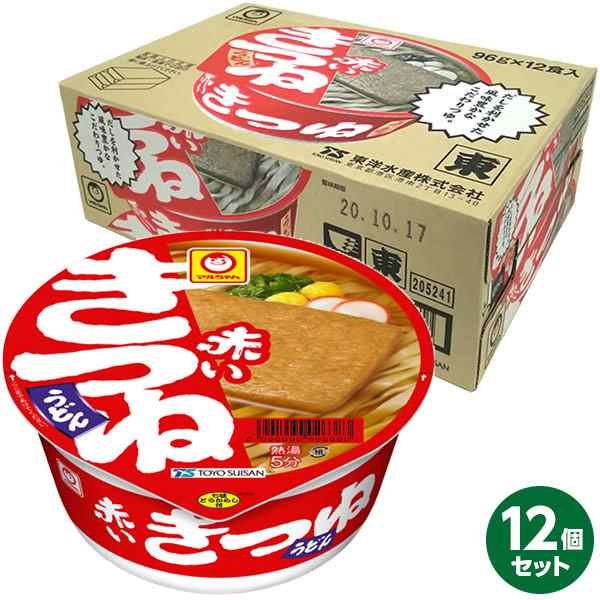 東洋水産 マルちゃん 赤いきつねうどん(東) 96g×12個の通販はau PAY