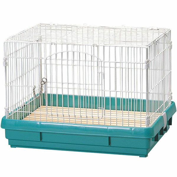 直送 日時指定不可 アイリスオーヤマ ラビットケージ UK-650 パステルグリーン ウサギ 小動物用 沖縄・離島配送不可の通販は 4,779円