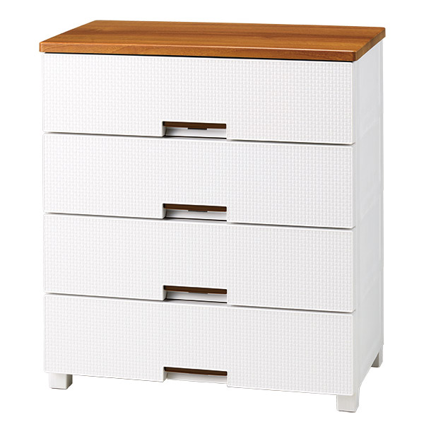 直送 日時指定不可 天馬 フィッツプラスメッシュ 4段 幅75cm FM7504 ホワイト 沖縄・離島配送不可の通販は 18,480円