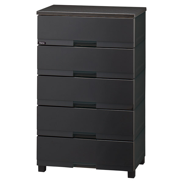 直送 日時指定不可 天馬 フィッツプラスプレミアム 5段 FP6505 プレミアムブラック 幅65cm 沖縄・離島配送不可の通販は 20,800円