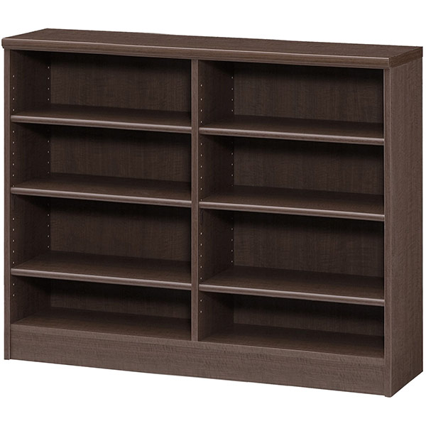 直送 日時指定不可 大洋 日本製 オープンラック 幅120 高さ90cm ダークブラウン カラーラック NC9012ダイワ 沖縄・離島配送不可の通販は 14,557円