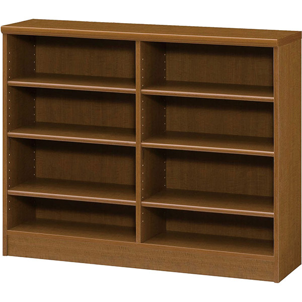 直送 日時指定不可 大洋 日本製 オープンラック 幅120 高さ90cm ブラウン カラーラック NC9012ダイワ 沖縄・離島配送不可の通販は 20,795円