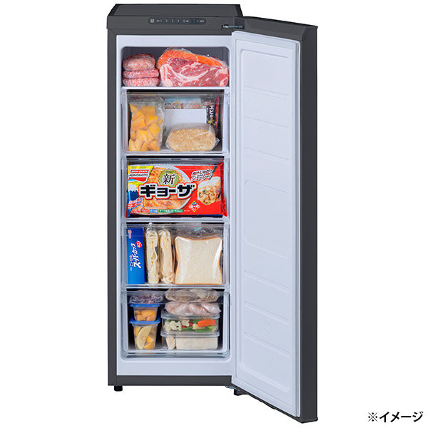 直送 日時指定不可 アイリスオーヤマ スリム冷凍庫 80L IUSN-8B-HA 