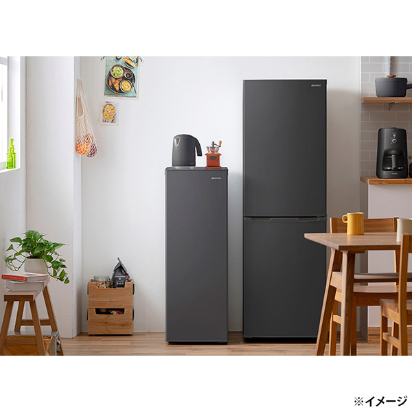 直送 日時指定不可 アイリスオーヤマ スリム冷凍庫 80L IUSN-8B-HA 