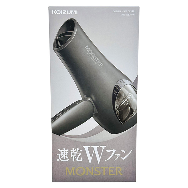 即日出荷 小泉成器 コイズミ モンスター ダブルファンドライヤー KHDW820H
