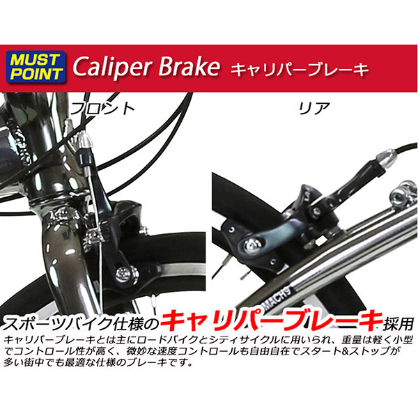 ルノー RENAULT 20型 外装18段 折畳み自転車 PLATINUM MACH9 プラチナマッハ9 ブラック 61205-01 沖縄・離島配送不可_7