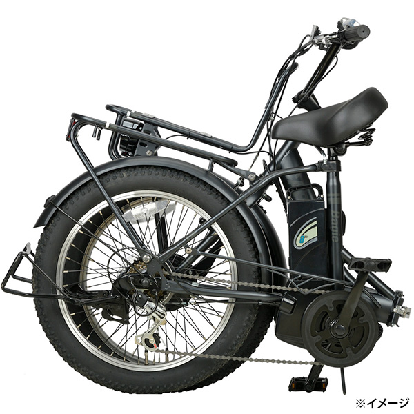 キャプテンスタッグ CAPTAIN STAG eバーギー電動FDB206 アーミーグリーン 折畳み自転車 20型 YG-1504 沖縄・離島配送不可_2