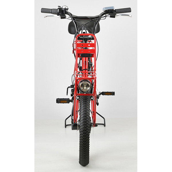 キャプテンスタッグ CAPTAIN STAG eバーギー電動FDB206 グローイングレッド 折畳み自転車 20型 YG-1505 沖縄・離島配送不可_3
