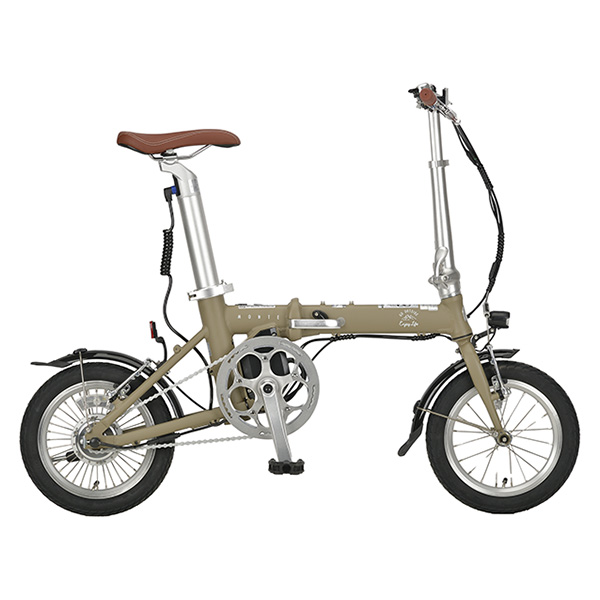 キャプテンスタッグ CAPTAIN STAG eリライト電動AL-FDB141 モンテカーキ 折畳み自転車 14型 YG-1543 沖縄・離島配送不可