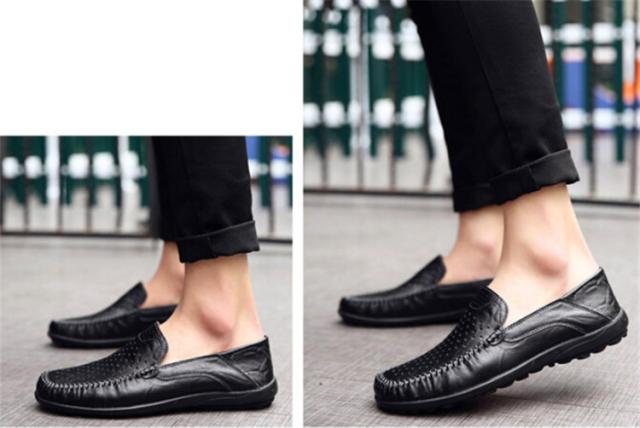 ローファー スリップオン ドライビングシューズ メンズ デッキシューズ 軽量 モカシン 靴 カジュアル２種履き方 手作り 紳士靴 ビジネス の通販はau Pay マーケット Rumieru