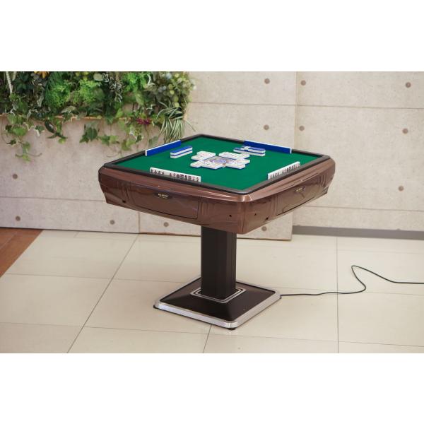 MJ-REVO Smart 全自動麻雀卓 麻雀イス セット 28mm牌 ブラウン ぺろ