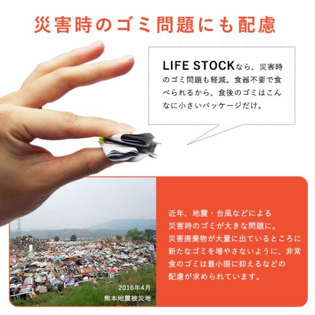 防災ゼリー LIFE STOCK バランスタイプ 30g アップル＆キャロット味 ライフストック 備蓄ゼリーの通販はau PAY マーケット -  あんしんの殿堂防災館