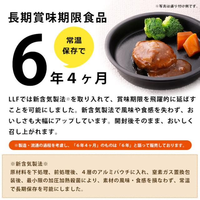 おいしい非常食 Llf食品 手作りデミソース煮込みハンバーグ 100g 防災グッズ 6年保存 ロングライフフーズ 肉 美味しいの通販はau Pay マーケット あんしんの殿堂防災館