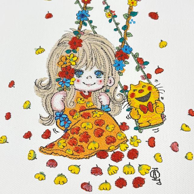 水森亜土 刺しゅうキャンバスアート 亜土ちゃん グッズの通販はau PAY