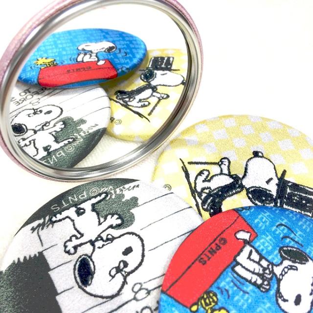 手鏡 コンパクトミラー スヌーピー SNOOPY snoopy 缶ミラー 鏡