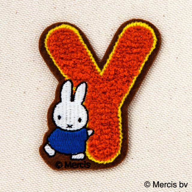 ワッペン miffy アルファベット ミッフィー アイロン シール かわいい 