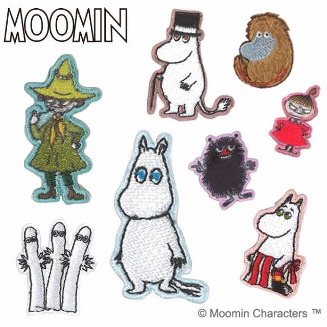 ワッペン MOOMIN ムーミン ミニワッペン アイロン シール かわいい