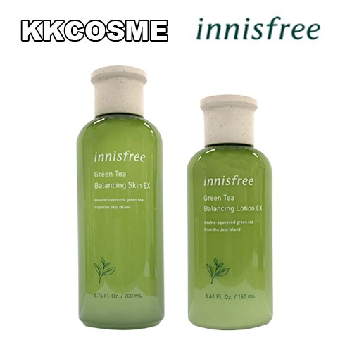 Innisfree イニスフリー ザ グリーンティー バランシング Ex スキン 0ml 化粧水 ローション 160ml 乳液 スキンケア 水分供給 韓国コスの通販はau Pay マーケット ｋｋｃｏｓｍｅ