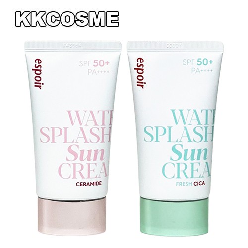 espoir エスポア ウォータースプラッシュサンクリーム セラミド / フレッシュシカ spf50+ pa++++ 各60ml 日焼け止め 単品  韓国コスメ 正｜au PAY マーケット