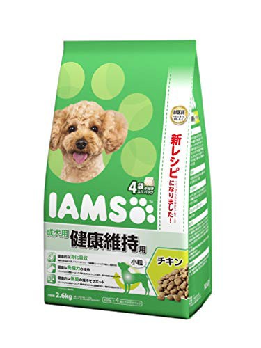 アイムス Iams ドッグフード 成犬用 健康維持用 小粒 チキン 2 6kgの通販はau Pay マーケット ｄａｉｊｉ店