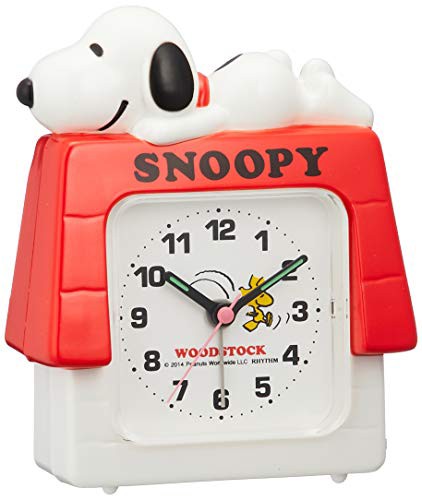 Snoopy スヌーピー 目覚まし時計 キャラクター アナログ R551 電子音 3d 白 リズム時計 4se551ms03の通販はau Pay マーケット Dokidoki