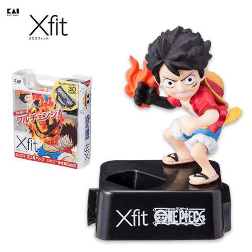 Xfit クロスフィット 5枚刃 ワンピース企画第3弾 オリジナルホルダースタンド付 ホルダー 替刃4個パック ルフィ の通販はau Pay マーケット Dokidoki