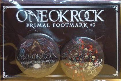 ワンオクロック One Ok Rock Primal Footmark 3 プライマルフットマーク 缶 バッジの通販はau Pay マーケット Dokidoki