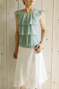 授乳服 3段フリルキャップスリーブ トップス 半袖 春 夏 日本製 産後 母乳育児服 安い 可愛い 授乳服とマタニティのミルフェルム S M L の通販はau Pay マーケット 授乳服とマタニティのミルフェルム Au Pay マーケット店