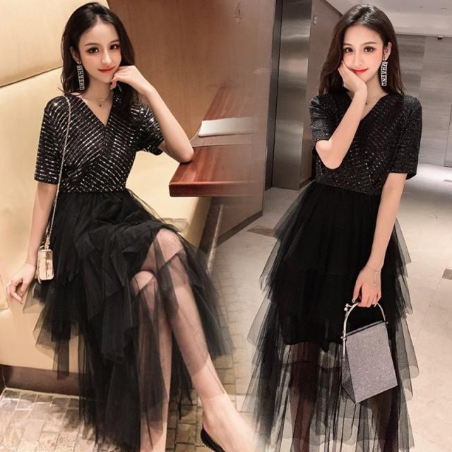 マキシワンピース レディース 夏 40代 きれいめ 上品 カジュアル ティアードワンピース ロング丈 半袖 シフォン チュール ロングワンピーの通販はau Pay マーケット 株式会社久発商事