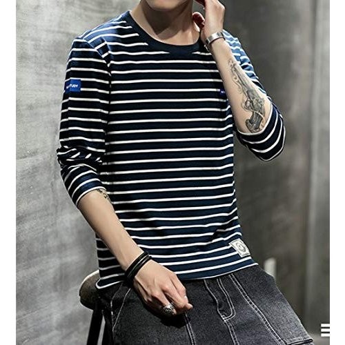 Tシャツ 長袖 メンズ ストライプ メンズtシャツ カットソー ファッション カジュアル ストライプtシャツ 柔らかい 細身 タイト Tシャツ の通販はau Pay マーケット 株式会社久発商事