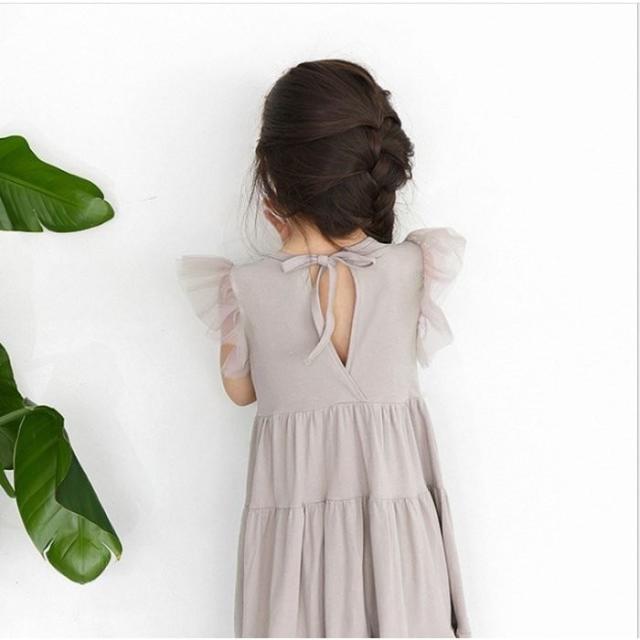 キッズワンピース 夏 森ガールワンピース こども服 女の子 可愛い フレア裾 カジュアルワンピース 綿 おしゃれワンピース ワンピ キッズ の通販はau Pay マーケット 株式会社久発商事