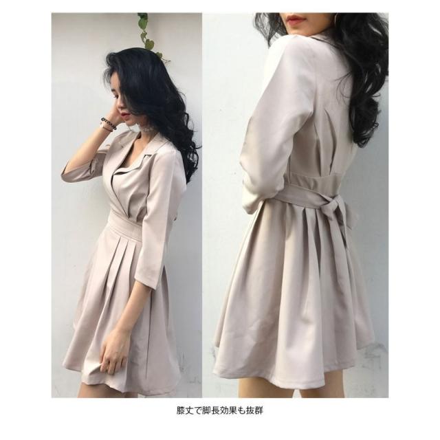 ラップワンピース レディース ミニ丈ワンピース タイトワンピース カジュアルワンピース Vネック ベルト付き 通勤 レトロの通販はau Pay マーケット 株式会社久発商事