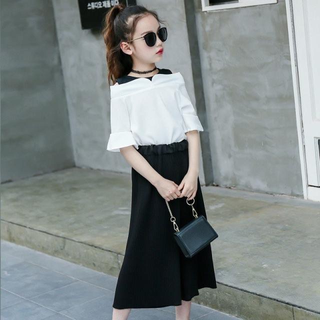 韓国子供服 2点セットシフォン シャツ トップス 9分ズボン 夏着 可愛い 肩開 半袖 上下セット 子供服 セットアップ 女の子 100 110 1 1の通販はau Pay マーケット 株式会社久発商事