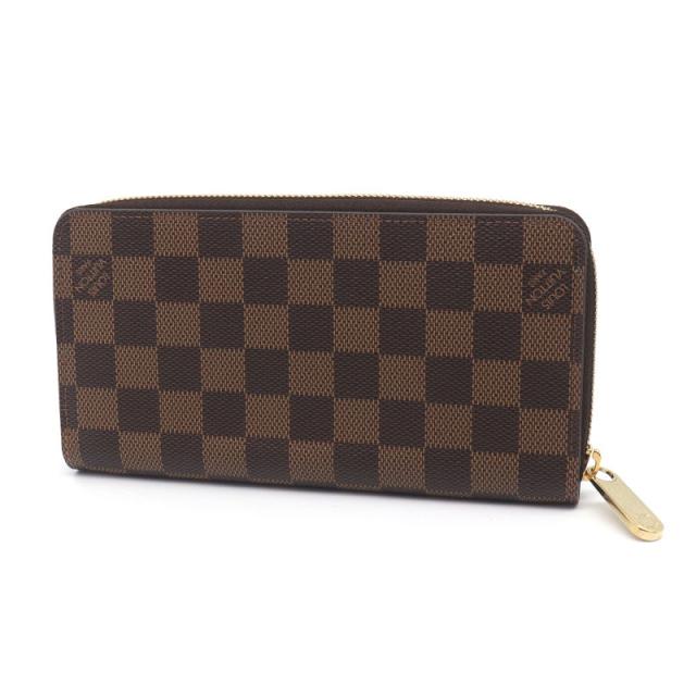 ルイヴィトン ジッピーウォレット N41661 ダミエエベヌ ラウンドファスナー長財布 ラウンドジップ長財布 ブラウン 茶色 中古 送料無料の通販は