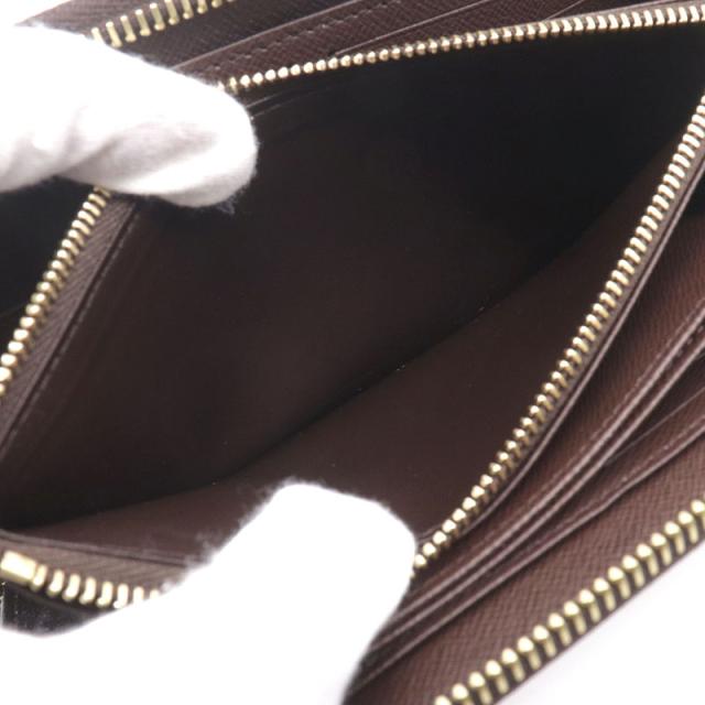 ルイヴィトン ジッピーウォレット N41661 ダミエエベヌ ラウンドファスナー長財布 ラウンドジップ長財布 ブラウン 茶色 中古 送料無料の通販は