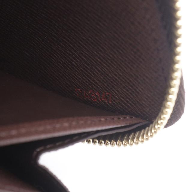 ルイヴィトン ジッピーウォレット N41661 ダミエエベヌ ラウンドファスナー長財布 ラウンドジップ長財布 ブラウン 茶色 中古 送料無料の通販は