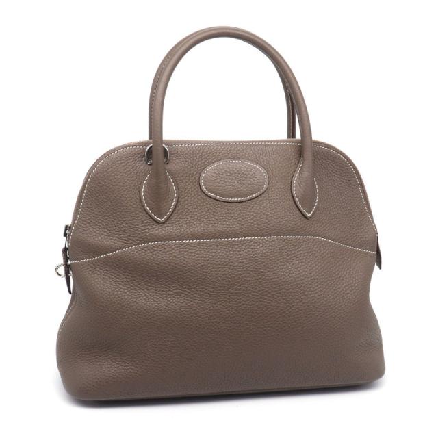 エルメス ボリード31 A刻印 2017年製 トリヨンクレマンス エトゥープ ハンドバッグ ショルダーバッグ 茶色 シルバー金具 中古 送料無料の通販は 420,750円