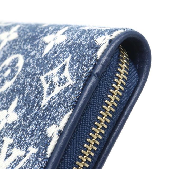 ルイヴィトン ジッピーウォレット M81226 モノグラムジャガードデニム  