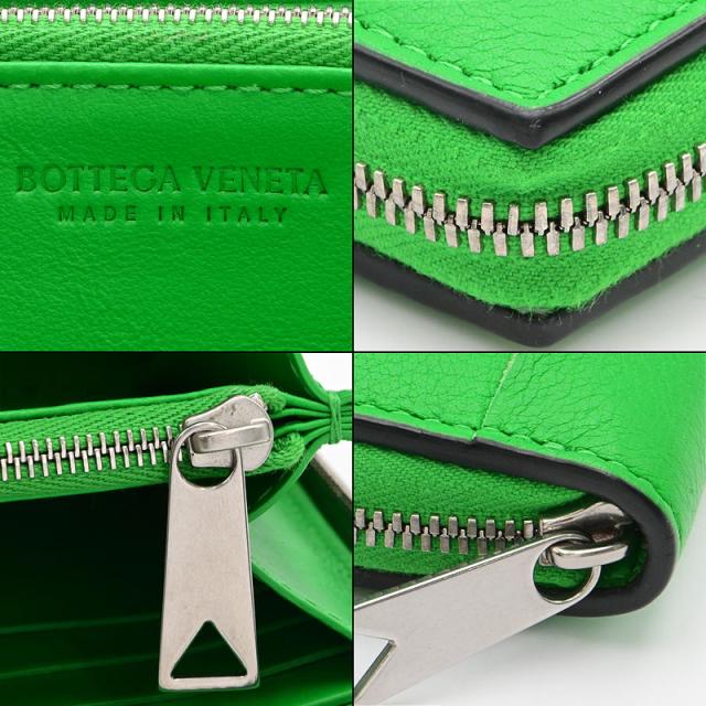 BOTTEGA VENETA / カセット ジップアラウンドウォレット グリーン BOTTEGA VENETA / カセット ジップアラウンドウォレット グリーン