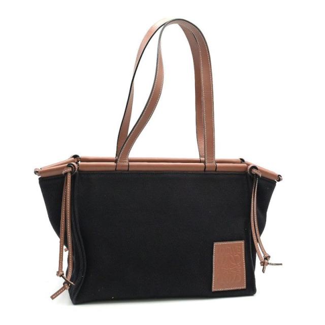 ロエベ LOEWE マザーズバッグキャンバス レザー アナグラム ブラウン ロエベ LOEWE マザーズバッグキャンバス レザー アナグラム ブラウン