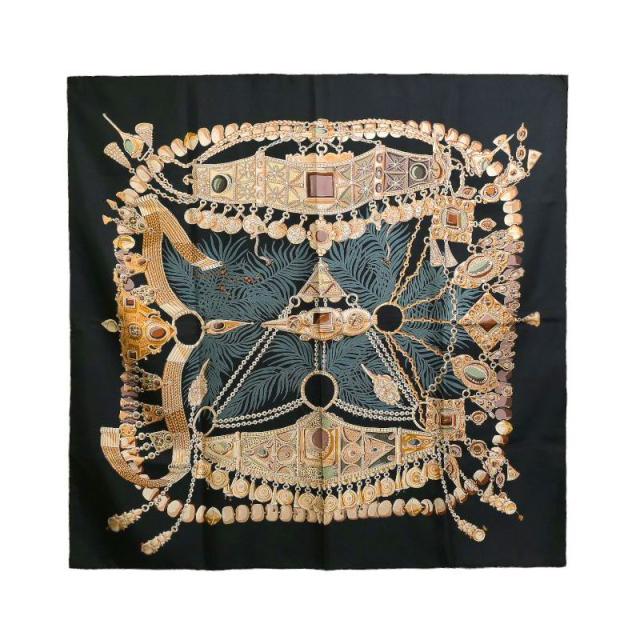 HERMES エルメス スカーフ カレ 45 BRIDES de GARA ブリッド ドゥ ガラ