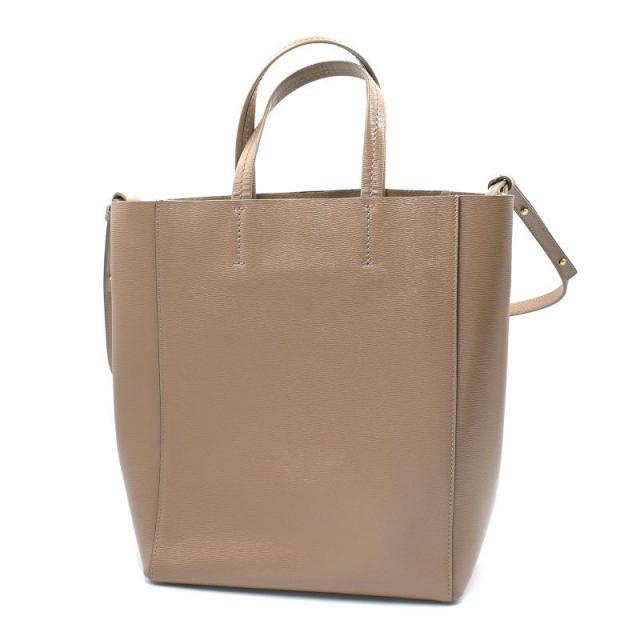 【美品】セリーヌ トートバッグ トリオンフ バーティカルカバ スモール レザー CELINE（セリーヌ） 【新品未使用】セリーヌ スモール バーティカル
