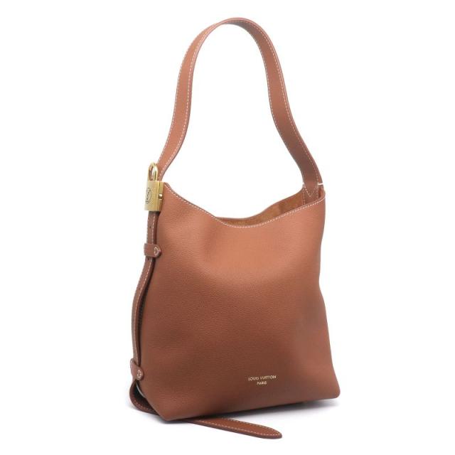 ルイヴィトン ロウキー･ホーボー PM M25354 カーフレザー コニャック ショルダーバッグ 肩掛け ブラウン 茶色 ゴールド金具 中古 送料無料