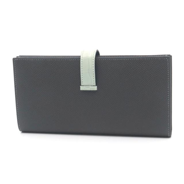 HERMES エルメス　ベアン　コンパクト　ブラック　黒　ゴールド金具　Z刻印 ランク N 新品 HERMÈS エルメス ベアンコンパクト ブラック (89