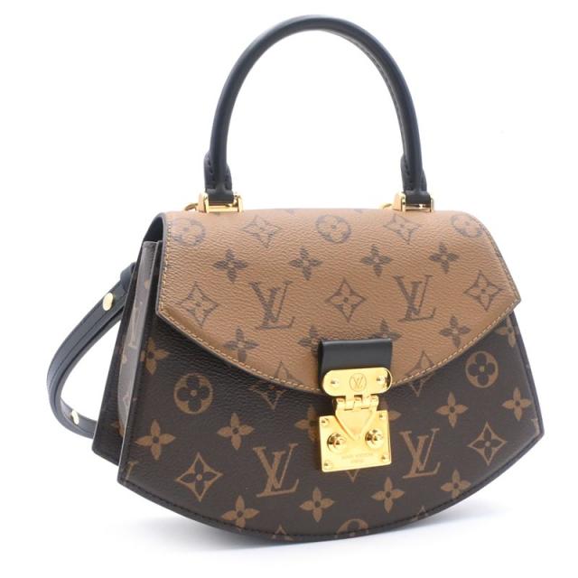 ルイヴィトン ティルシット M46548 モノグラム モノグラムリバース ハンドバッグ ショルダーバッグ 肩掛けバッグ ブラウン 中古 送料無料