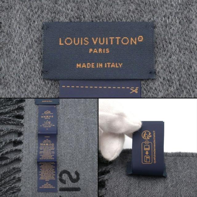 ルイヴィトン マフラーオールアバウトモノグラム M79225 ウール100