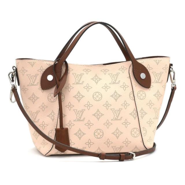 ルイヴィトン ヒナPM M51950 マヒナ クレーム モノグラムパターン ハンドバッグ ショルダーバッグ クロスボディバッグ 2WAY 中古 送料無料